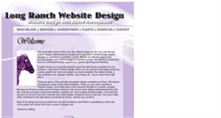 Desktop Screenshot of longranchwebsitedesign.com